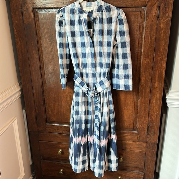 Sachin & Babi Mari Button-Down Cotton Midi Dress - Picture 3 of 9